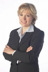 Picture of smiling woman with coffee cup and good QoWL